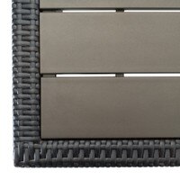 Portofino® Casual Aluminum Dining Table - Espresso